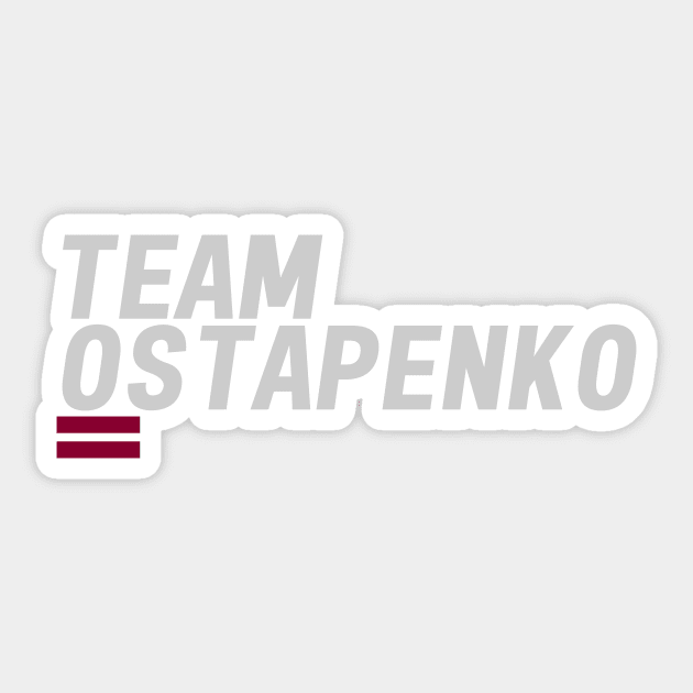 Team Ostapenko Sticker by mapreduce